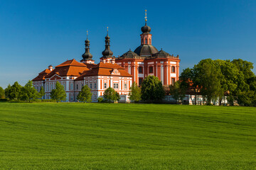 Fototapeta na wymiar Marianska Tynice church in Western Bohemia, Czech Republic