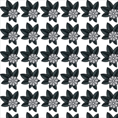 seamless pattern with flowers