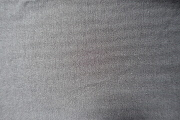 Fototapeta na wymiar View of simple black cotton jersey fabric from above