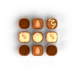 Eid Chocolate Top Side	