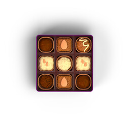 Eid Chocolate Box Top Side	