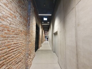 Obraz premium narrow street in the town