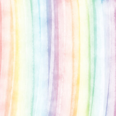 Rainbow white  background. Watercolor paint background.