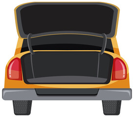 A car boot on white background © brgfx