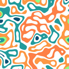 COLORFUL ABSTRACT TEXTURE PATTERN ORNAMENT PAPER CUT FOR WALLPAPER BACKGROUND. COVER DESIGN. VECTOR ILUSTRATION