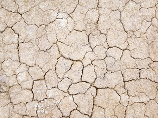 The ground has cracks in the top view for the background