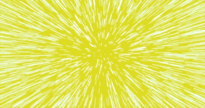 Star space effect with bright color background. Space boost animation
