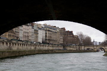Parisian Streets From The River Seine