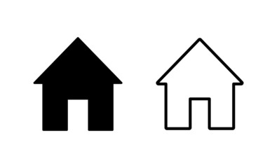 House icon vector. Home sign and symbol