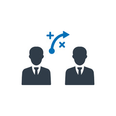 Teamwork planning icon