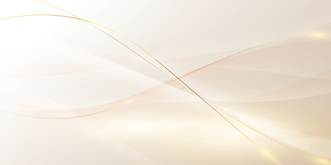 golden luxury background with elegant golden line elements Modern 3d Abstract Vector Illustration Design