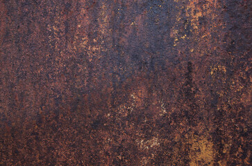 Texture of old zinc, Background and texture of rust iron with space for text. 