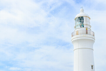 初春の御前埼灯台　静岡県御前崎市　Omaesaki Lighthouse in early spring. Shizuoka-ken Omaezaki city.