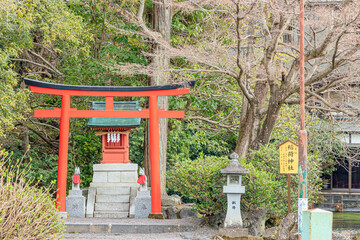 初春の富士山本宮浅間大社（末社 稲荷神社）　静岡県富士宮市　Fujisan Hongu Sengen Taisha Shrine in early spring.Sizuoka-ken Fujinomiya city.