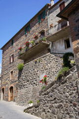 Fototapeta na wymiar Radicofani, medieval town in Siena province
