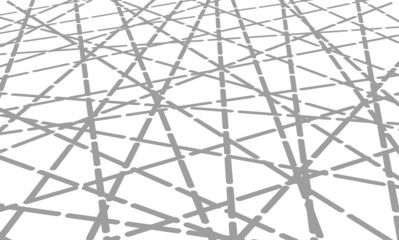 Abstract geometric pattern with stripes, lines. Modern vector background. White and gray ornament. Simple lattice graphic design