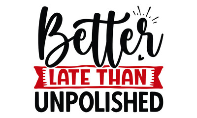 Nail Tech SVG T shirt Design Template