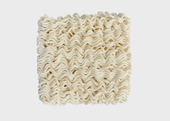 close up of Korean instant noodle. tasty fastfood,Texture and background.clipping path.