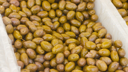 Green Olive On Local Farmers Market 