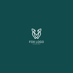 Wolf head logo icon design template Premium Vector