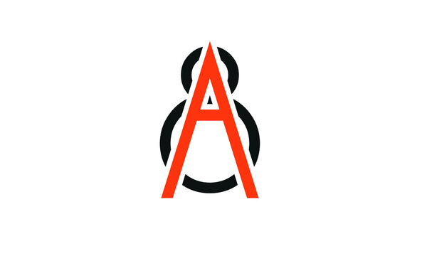 Letter Initial A8 8A Vector Logo Design Stock Vector | Adobe Stock