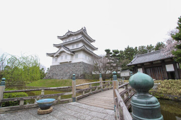 日本のお城の入り口