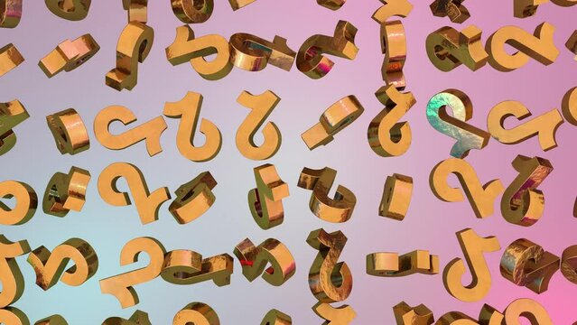 Tiktok gold symbols, icons from the popular social network. Volume icons Tiktok. Background for social networks. March 29 Dnipro, Ukraine 2022