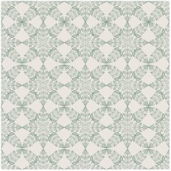 Fototapeta premium Seamless pattern floral ornament in art Deco style.