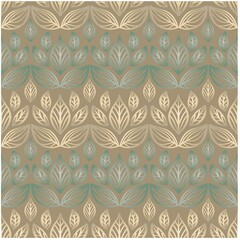 Seamless pattern floral ornament in art Deco style.