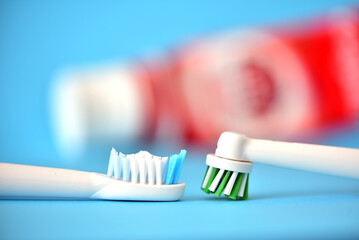 dental electric toothbrush close up