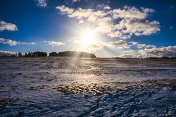 Rhön, Winter, Landschaft, Natur, Bayern, Franken, Unterfranken