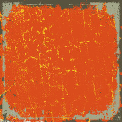 Orange grunge texture. Scratched surface background