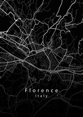 Florence Italy City Map