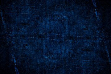 Royal blue rustic concrete wall texture background