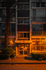 Fototapeta na wymiar 서울의 폐쇄된 아파트