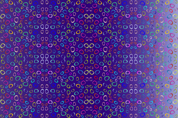 abstract vector background with irregular circles and rings	