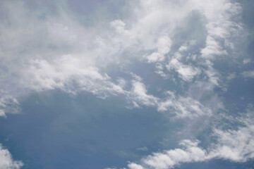 Clouds on the blue sky nature with space background wallpaper