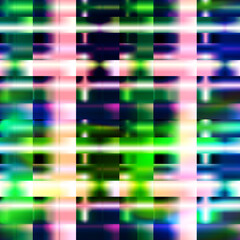 Ombre Style Stripes Plaid Pattern Hologram Color Gradients Blurry Look Irregular Bleeding Dye Look Distorted Seamless Design