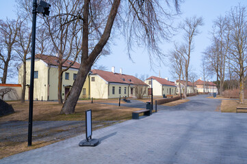 Obraz premium street in the city