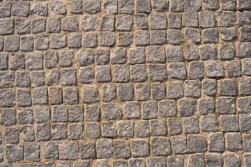 An old road paved with stone tiles
