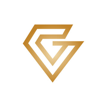 letter G diamond logo design