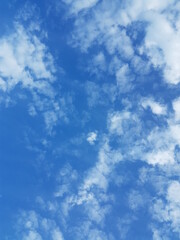 Clouds in a blue sky