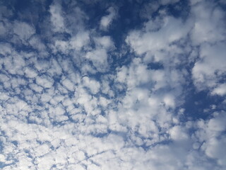 Clouds in a blue sky