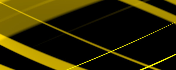 Abstrakter Hintergrund Banner 8K  hell, dunkel, gelb, gold, schwarz, weiß, grau Strahl, Laser, Nebel, Streifen, Gitter, Quadrat, Verlauf