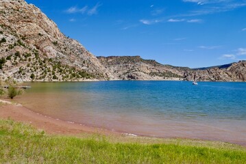 Hideout Canyon at Flaming Gorge Recreation Area, Utah. USA.