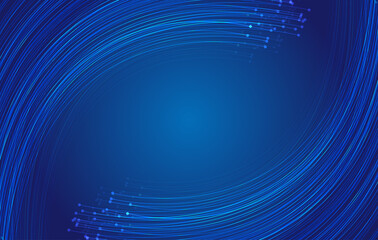 Blue technology particle lines Internet technology big data texture background