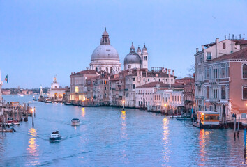 Fototapeta na wymiar Basilica Santa Maria della Salute in Venice