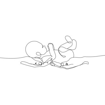 Baby Line Drawing Images – Browse 499,885 Stock Photos, Vectors, and ...