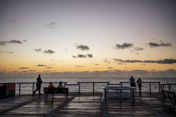 Fototapeta premium waiting for the sunrise