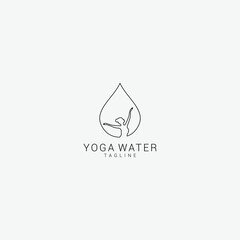 Meditation yoga logo design 